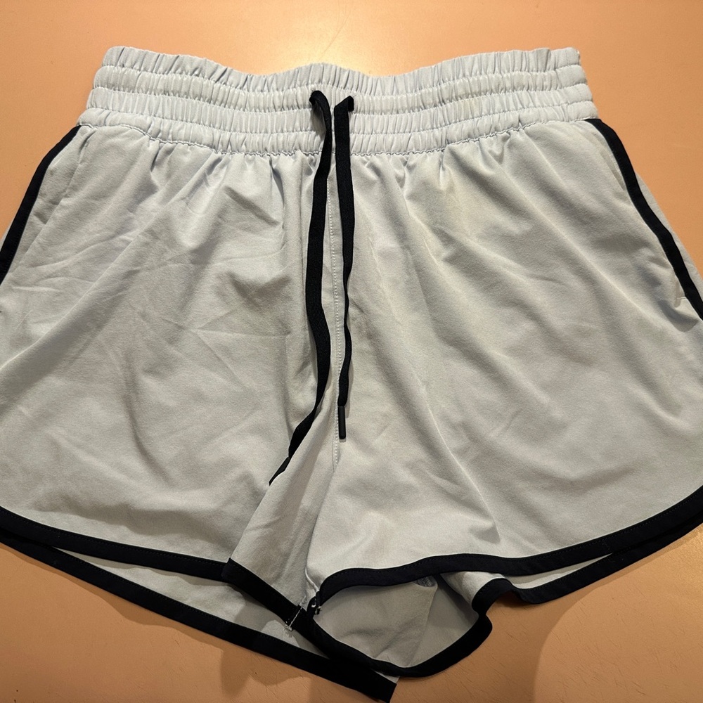 EUC Athleta High Rise striped running shorts - Picture 5 of 6